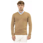 Baldinini Trend Beige Modal Men Sweater BA-23672-IT50 | L