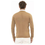 Baldinini Trend Beige Modal Men Sweater BA-23672-IT50 | L