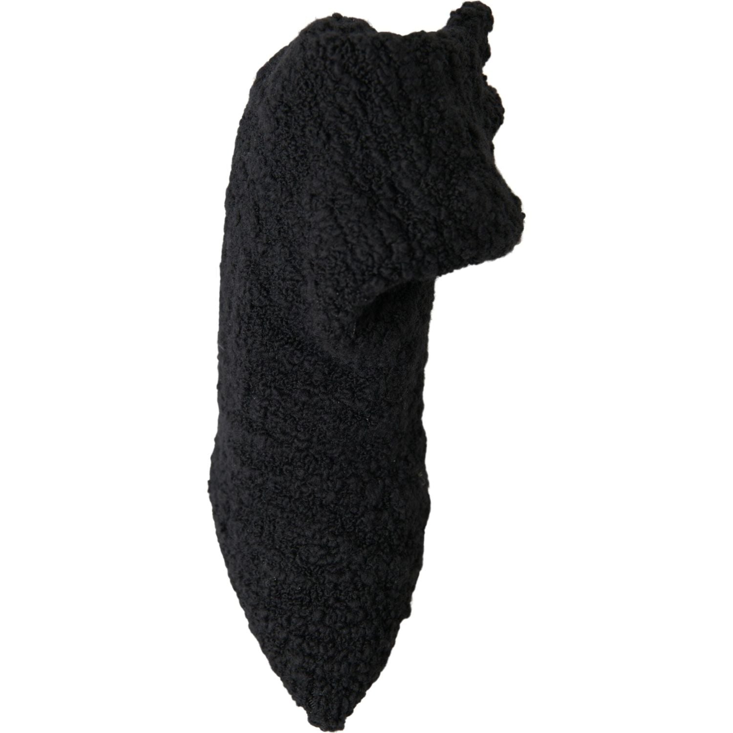 优雅纯羊毛中筒靴