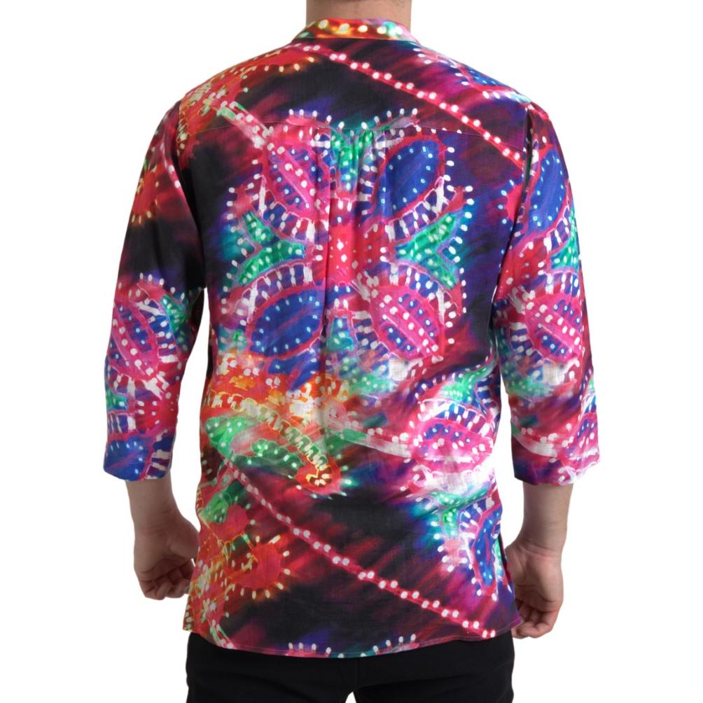 惊艳多色亚麻休闲衬衫