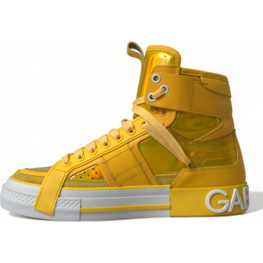 Dolce & Gabbana Chic High-Top Color-Block Sneakers Dolce & Gabbana