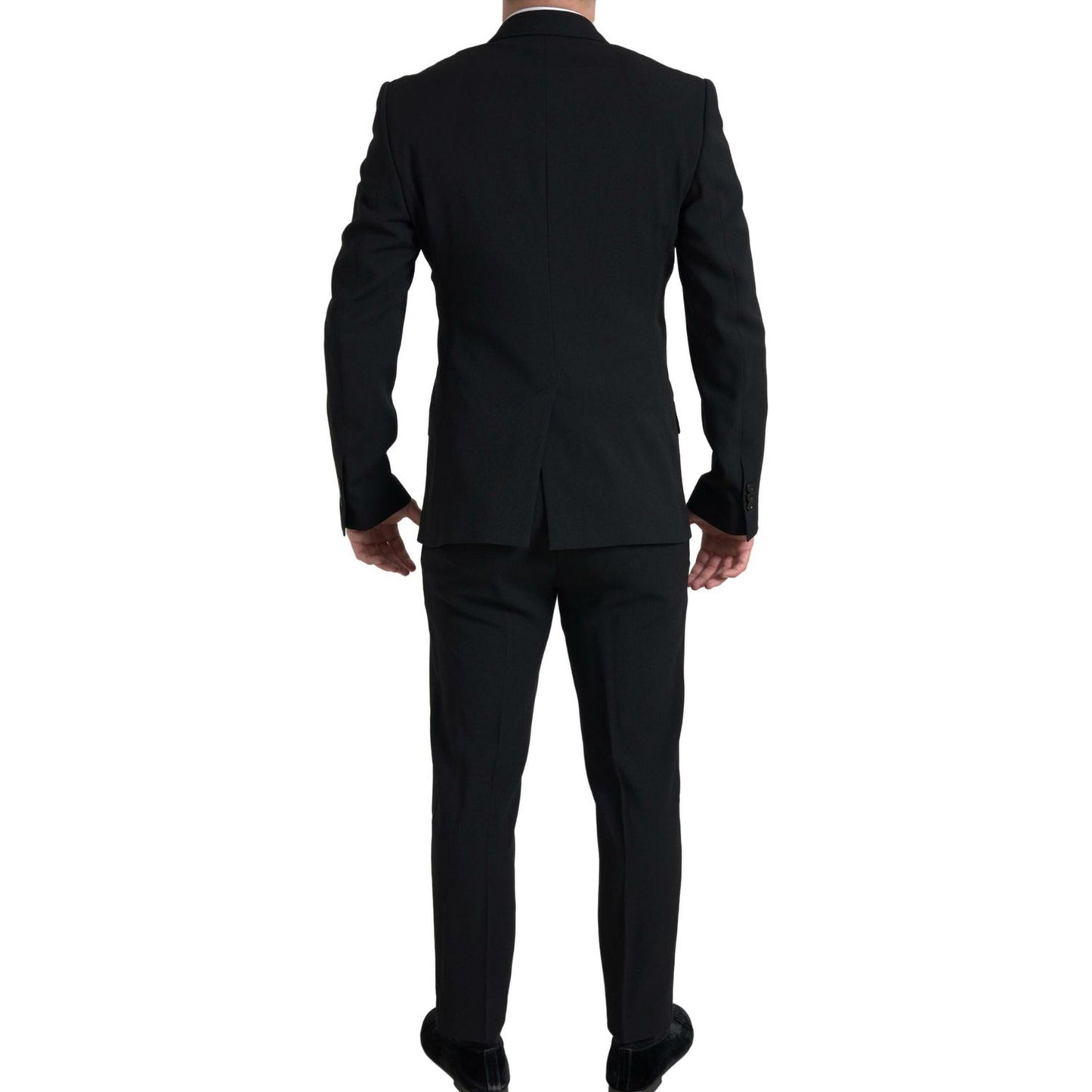 Dolce & Gabbana Black 2 Piece Double Breasted SICILIA Suit