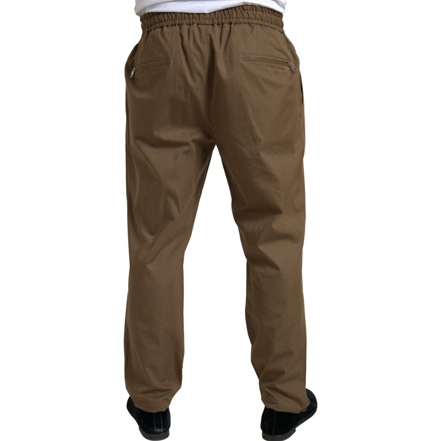 优雅棕色丝绸混纺 Taormina 套装