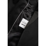 Dolce & Gabbana Black Wool Single Breasted MARTINI Blazer