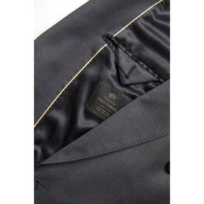 Dolce & Gabbana Gray 2 Piece Double Breasted SICILIA Suit