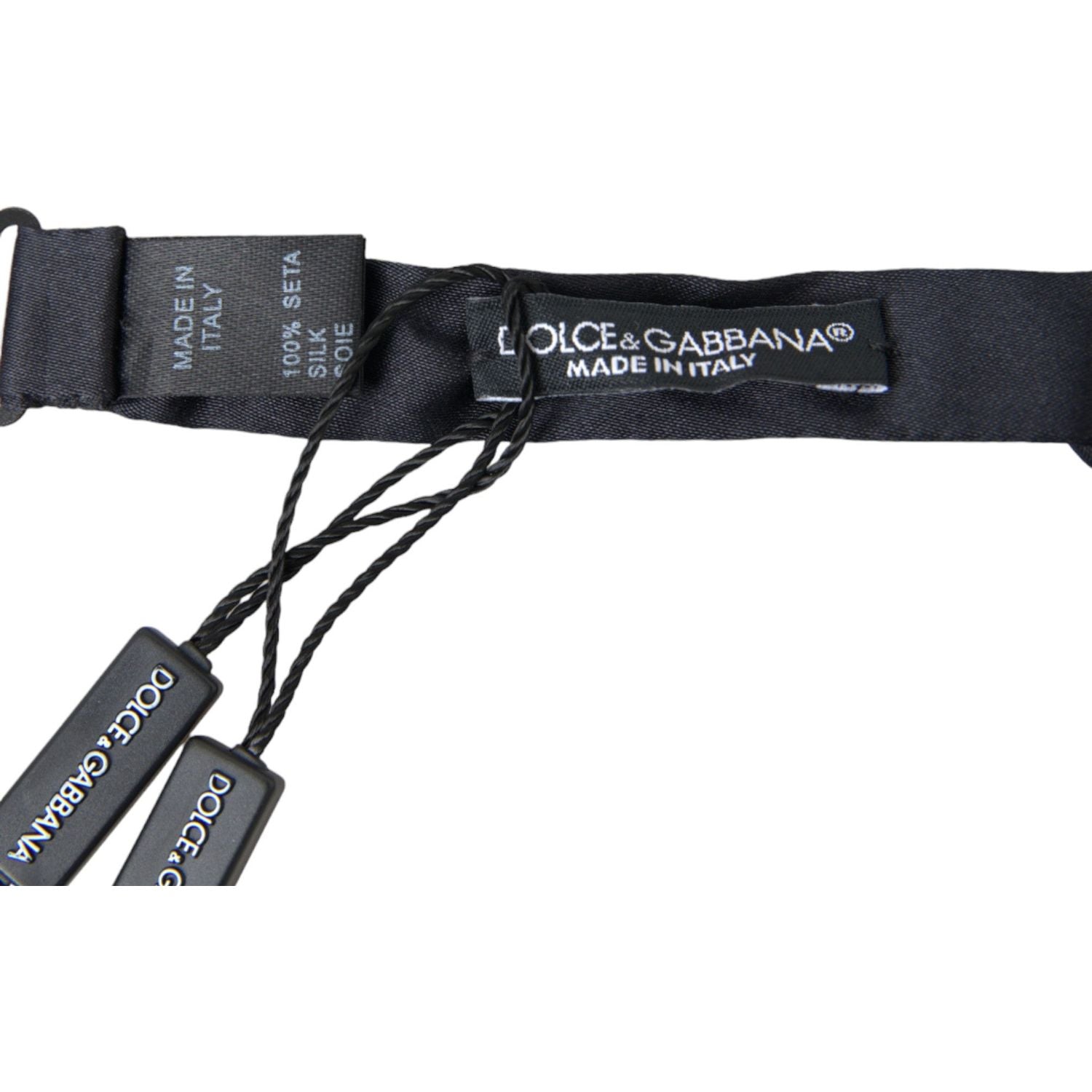 优雅深蓝色丝绸领结