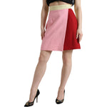 Dolce & Gabbana Multicolor Patchwork High Waist A-line Skirt