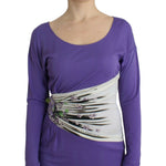 Cavalli Purple longsleeved dress