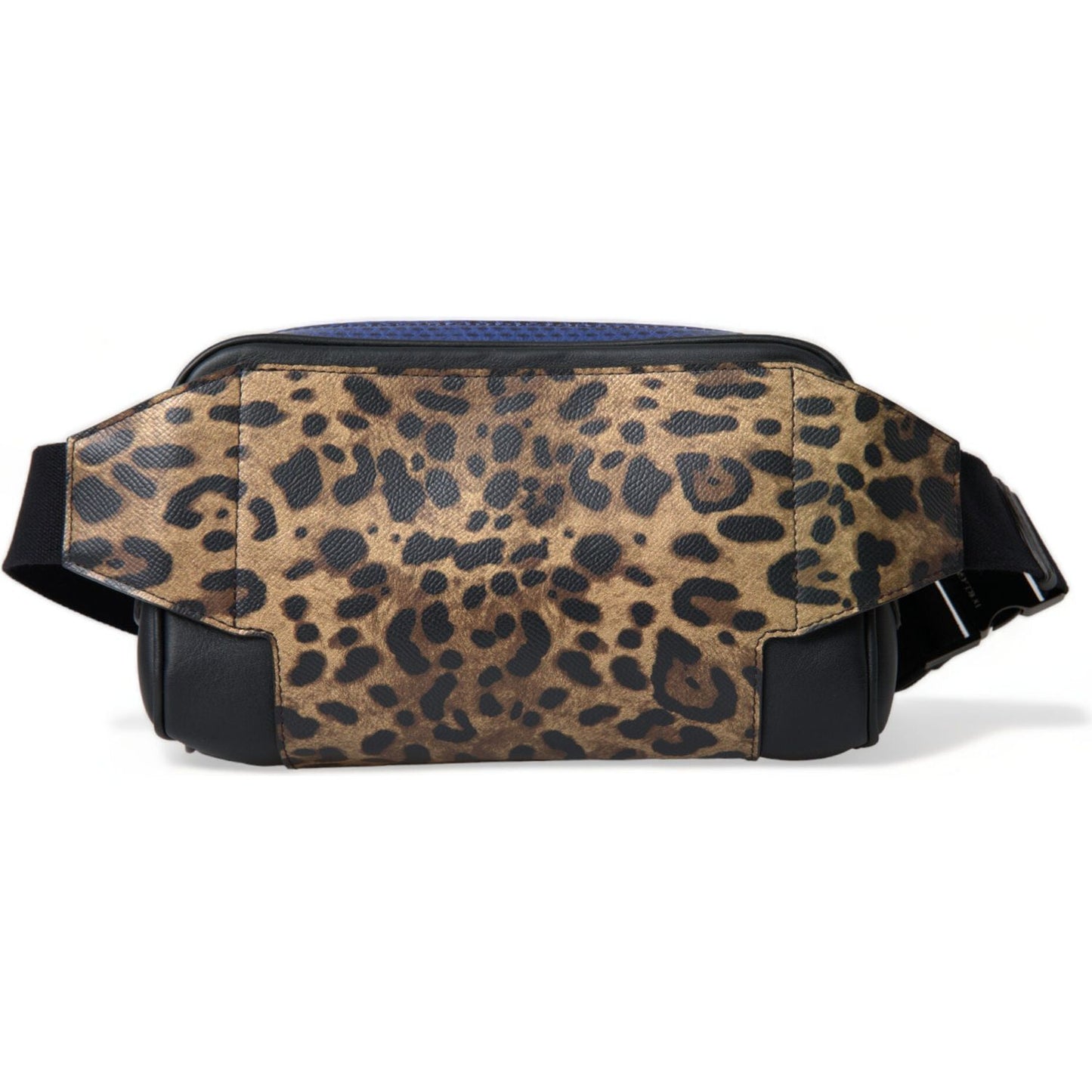 Dolce & Gabbana Black Exotic Leather Logo Belt Waist Fanny Pack Bag