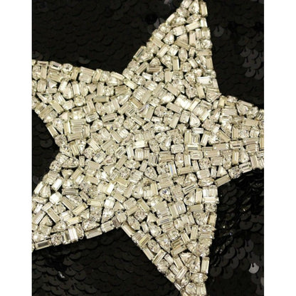 Dolce & Gabbana Masterpiece black crystal swarovski stars sheath dress