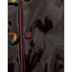 Dolce & Gabbana Black floral 3/4 Sleeve sheath dress