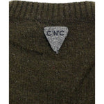 Costume National Brown striped crewneck sweater