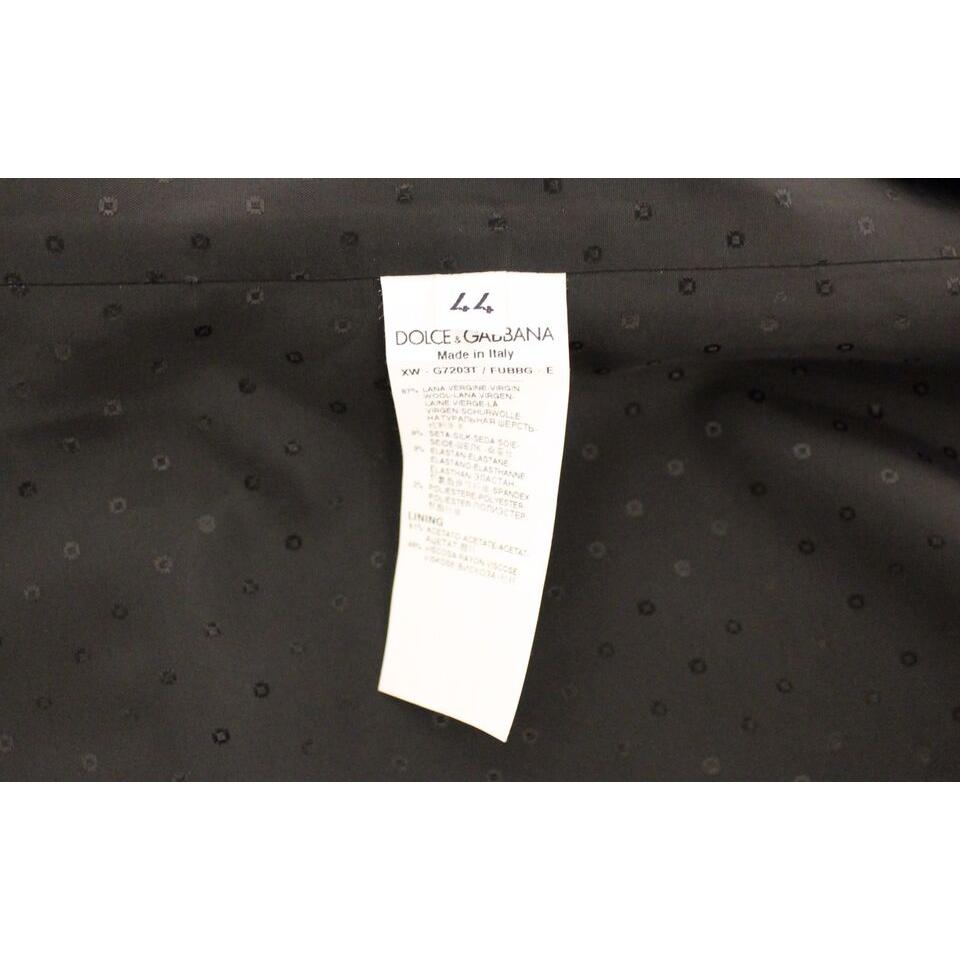 优雅丝羊毛黑色礼服背心