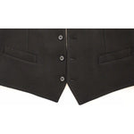 Dolce & Gabbana Black Cotton Dress Vest Blazer Jacket