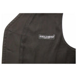 Dolce & Gabbana Black Cotton Viscose Dress Vest Blazer