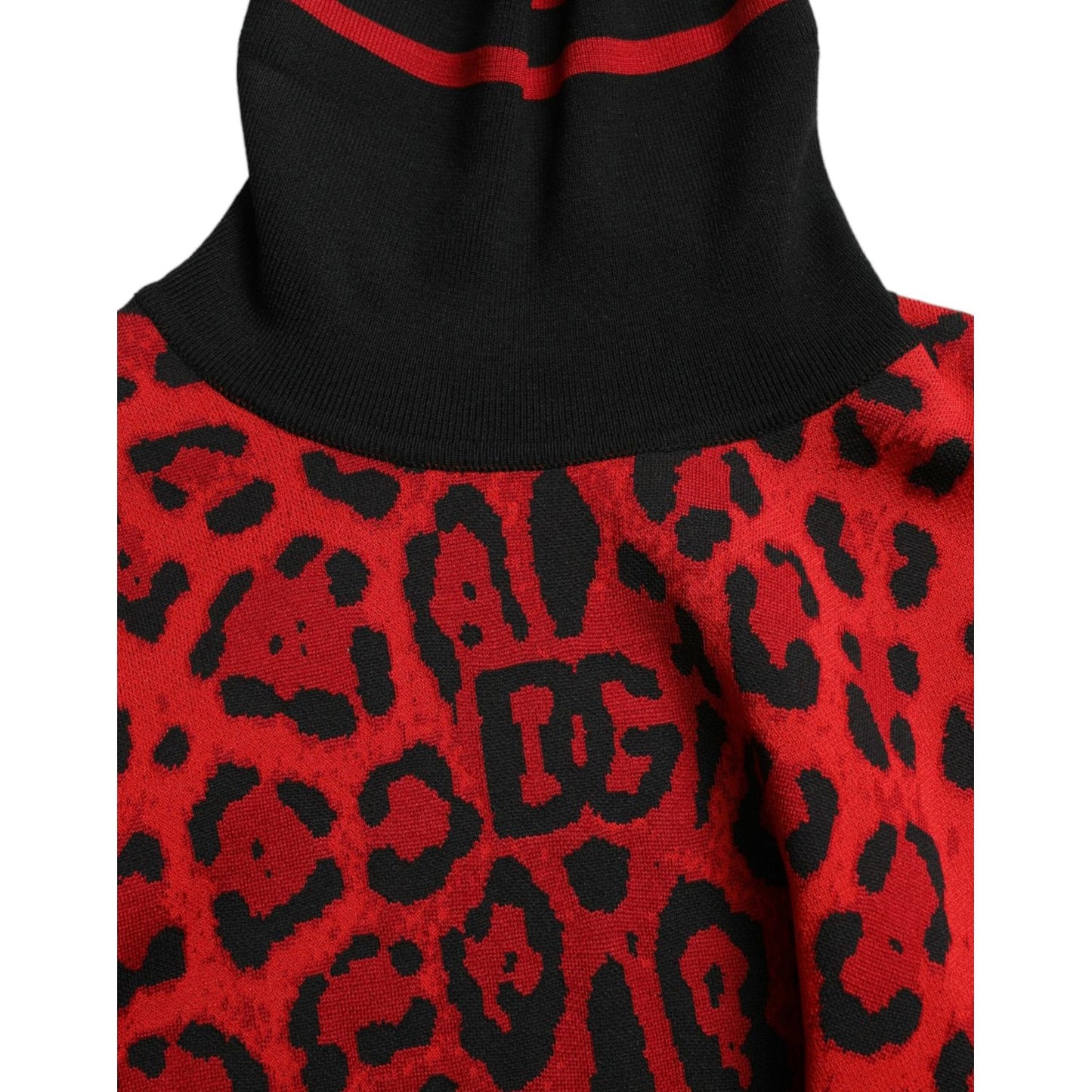 Dolce & Gabbana Elegant Leopard Turtleneck Sweater Dolce & Gabbana