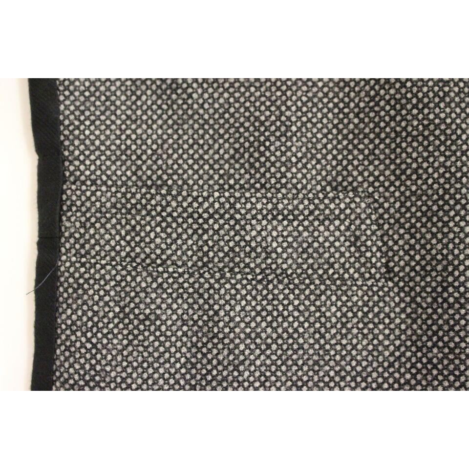 优雅单排扣灰色连衣裙背心