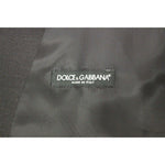 Dolce & Gabbana Gray Wool Silk Dress Vest Gilet Weste
