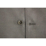 Dolce & Gabbana Gray Wool Silk Dress Vest Gilet Weste