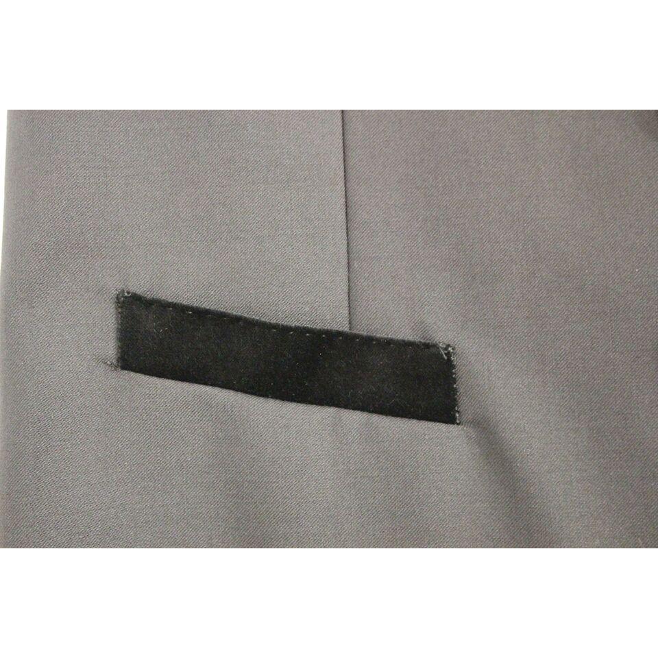 优雅黑色羊毛礼服背心