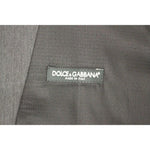 Dolce & Gabbana Gray Wool Formal Dress Vest Gilet Weste