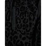 Dolce & Gabbana Black Leopard Cotton Slim Fit Jogger Pants