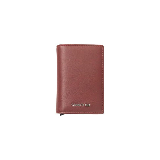 Cerruti 1881 Red Leather Men Wallet Cerruti 1881