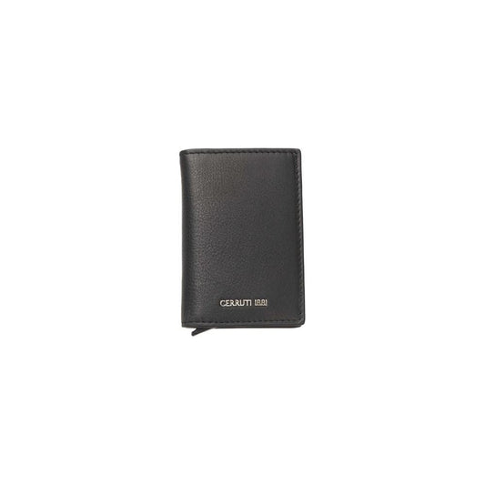 Cerruti 1881 Black Leather Mens Wallet Cerruti 1881