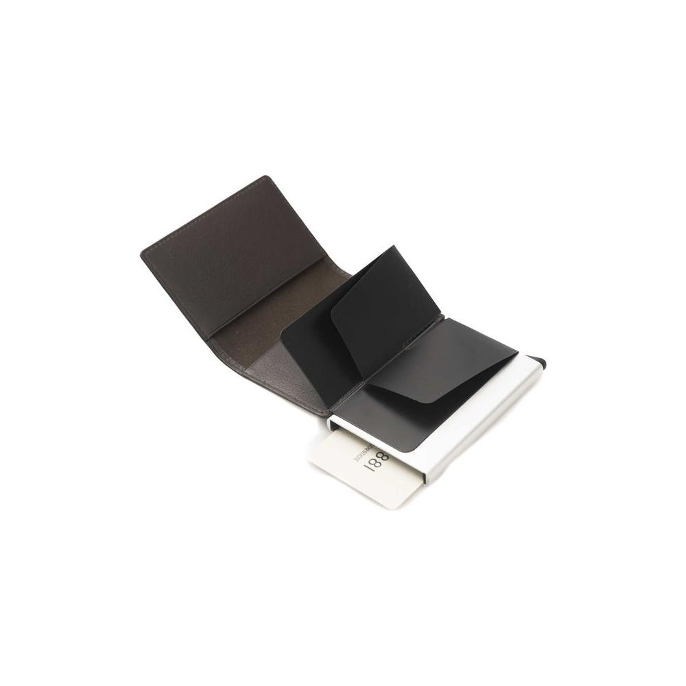 优雅皮革折叠钱包