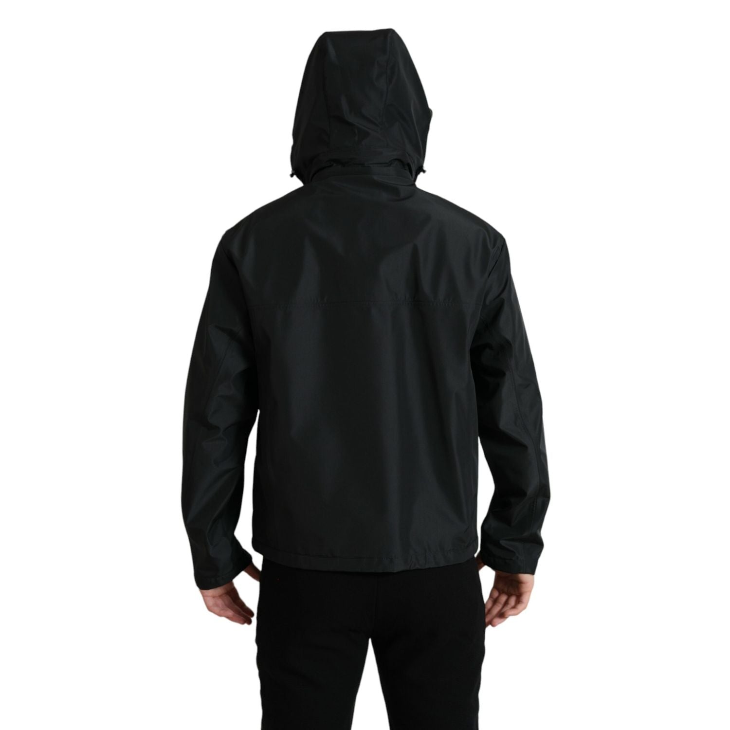 Front view with bag zipped and handles upright.