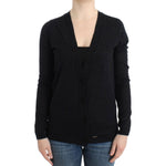 Costume National Gray wool alpaca cardigan