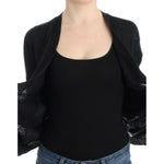 Costume National Gray wool alpaca cardigan