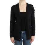 Costume National Gray wool alpaca cardigan