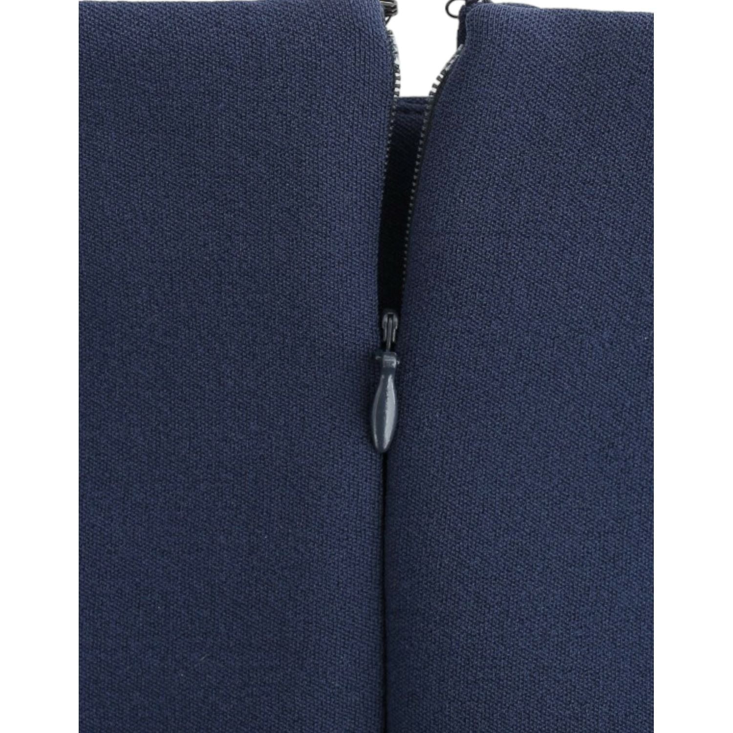Costume National Blue nylon mini skirt