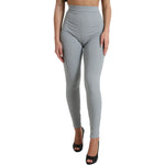 Dolce & Gabbana Gray Nylon Slim Trouser Pants
