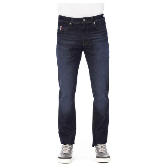 Baldinini Trend Blue Cotton Men Jeans Baldinini Trend