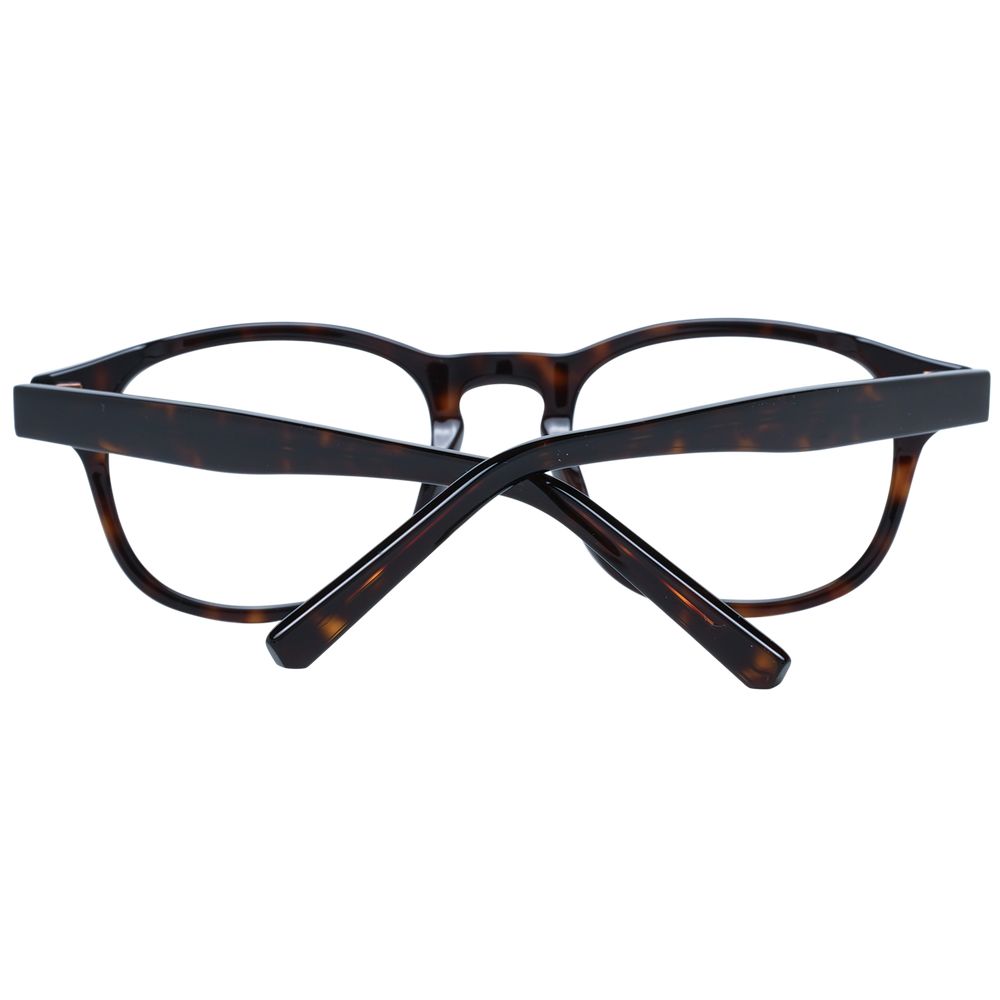 Bally Brown Men Glasses Frame plastic square style full-rim front view