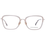 Scotch & Soda Transparent Women Glasses Frame with metal and plastic material, trapezium style, full-rim design, size 55-17-140.