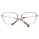 Scotch & Soda Transparent Women Glasses Frame with full-rim trapezium design, transparent metal and plastic materials.
