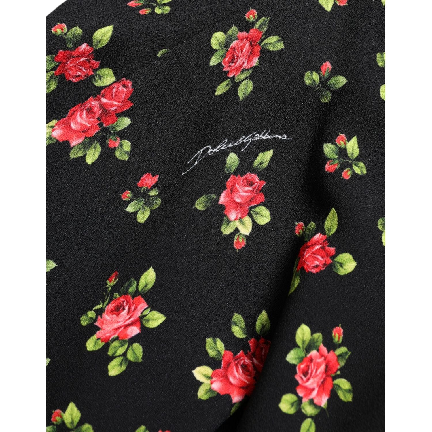 高腰花卉 A 字形迷你裙