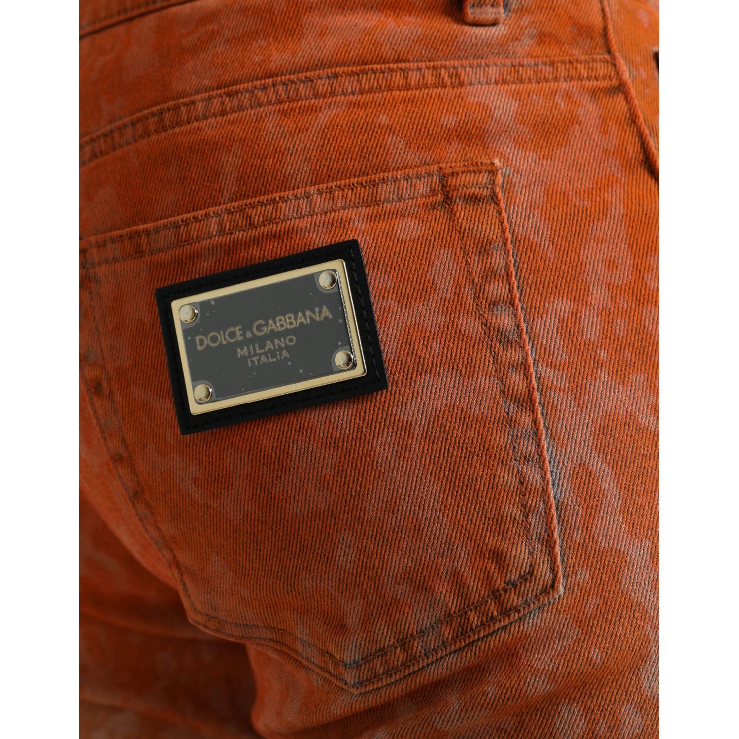 بنطلون جينز ضيق أنيق بألوان متدرجة من دولتشي آند غابانا