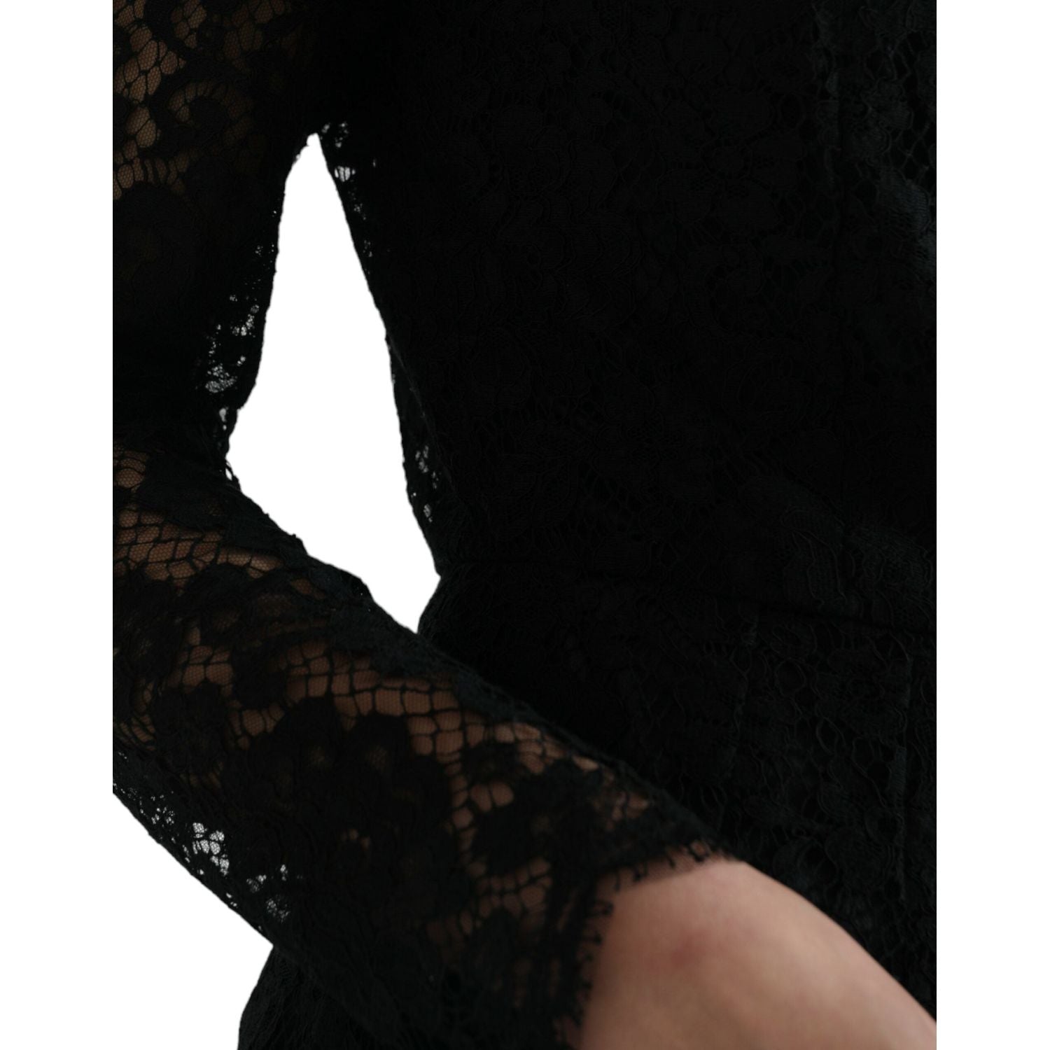 优雅水晶装饰紧身连衣裙