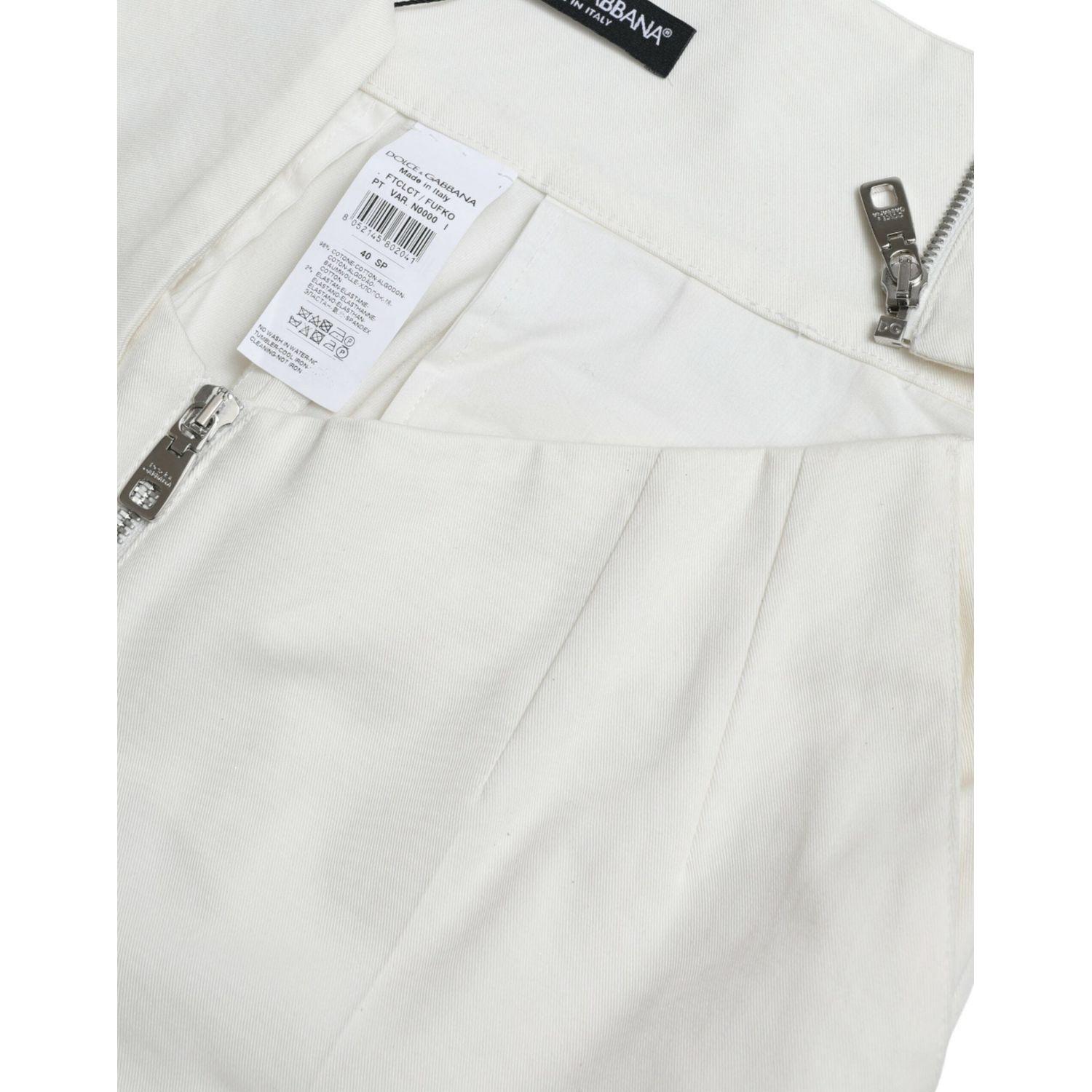 高腰锥形别致裤