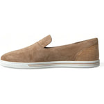 Dolce & Gabbana Beige Suede Caiman Men Loafers Slippers Shoes