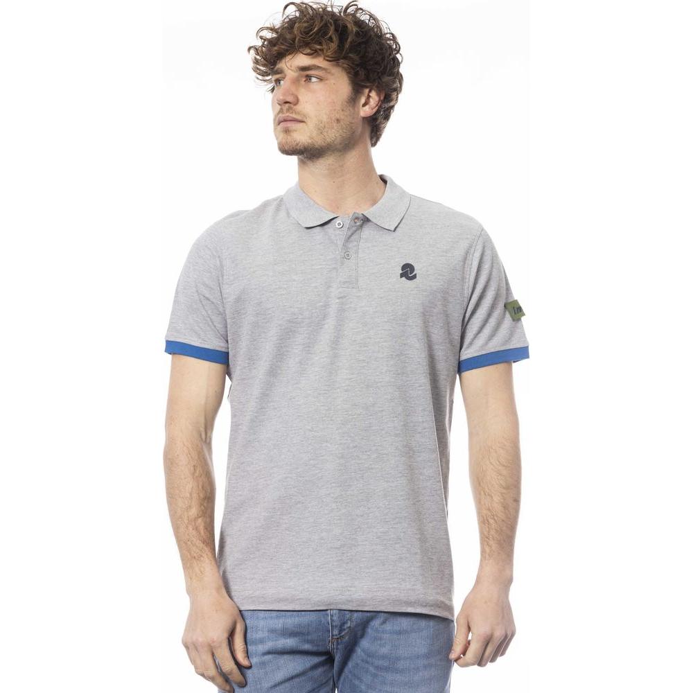 优雅灰色短袖 Polo 衫