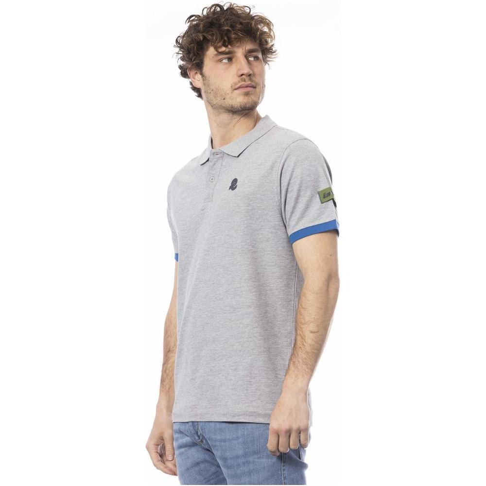 优雅灰色短袖 Polo 衫