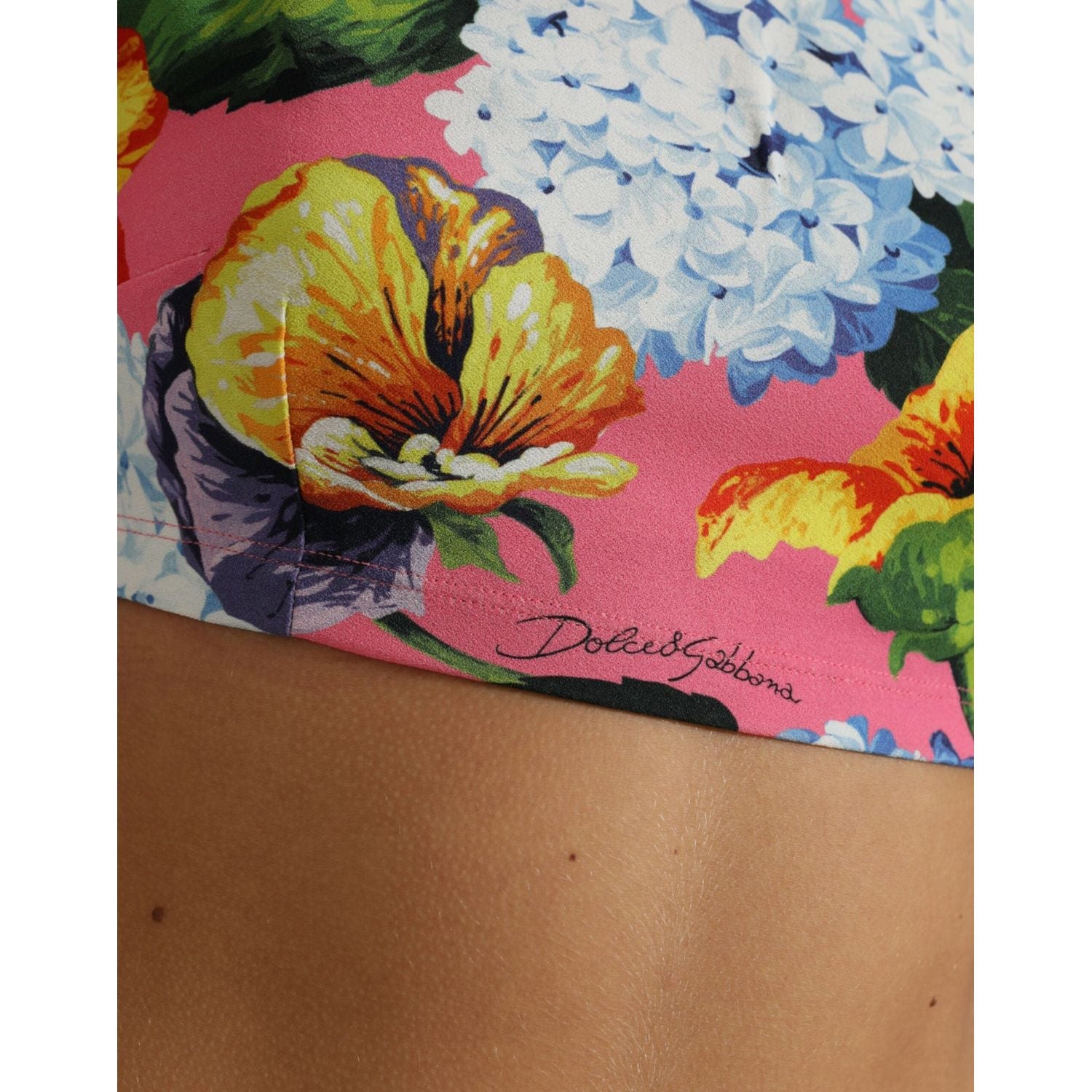 花卉优雅短款衬衫