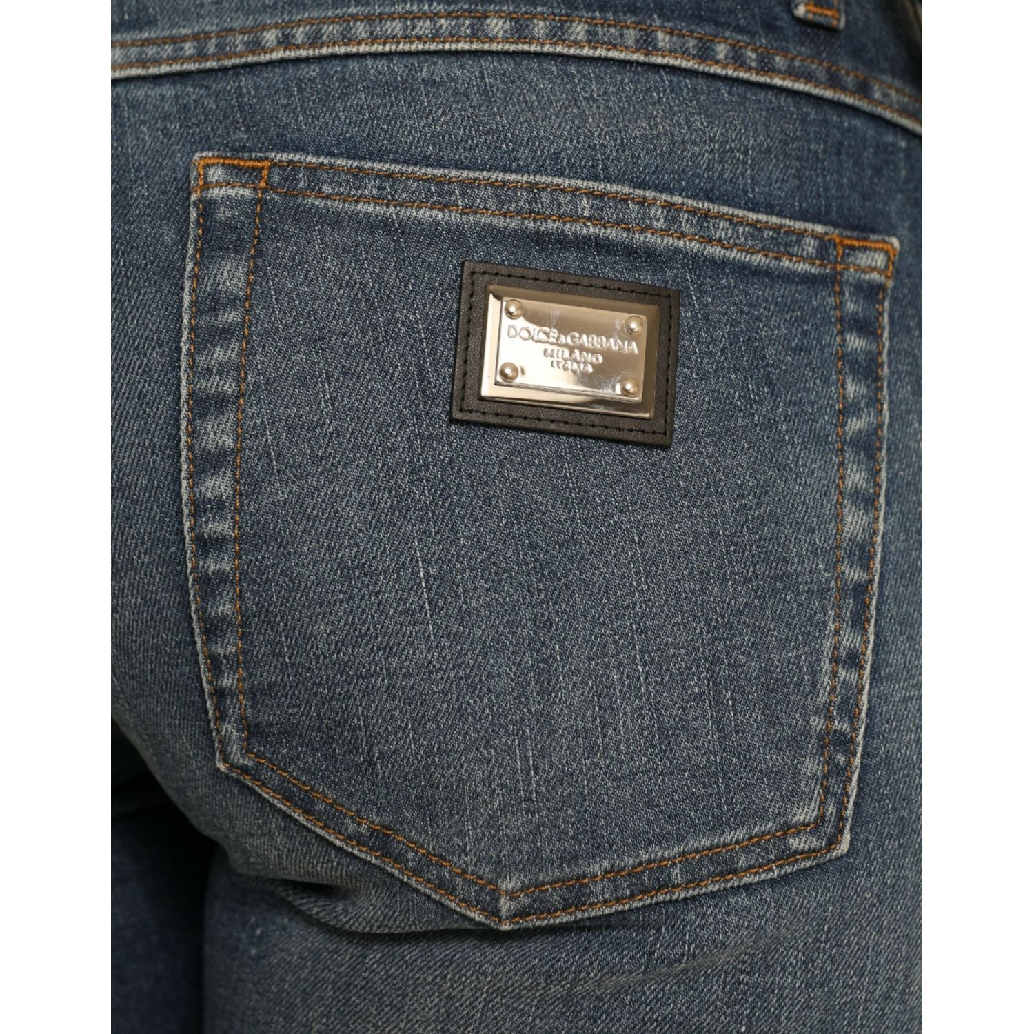 时尚男友风中腰弹力牛仔裤