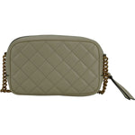 Versace Elegant White Lamb Leather Camera Bag 8056204191183