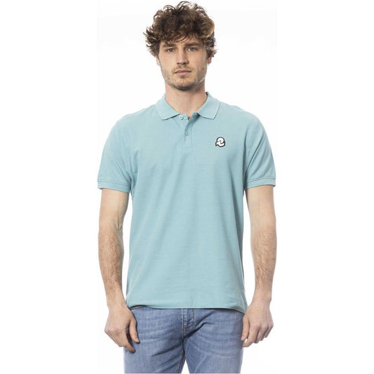 Invicta Light Blue Cotton Men Polo Shirt Invicta